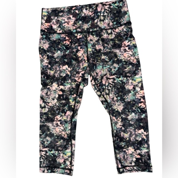 Lululemon Wunder Under Dappled Daze Crop Leggings - Picture 3 of 9